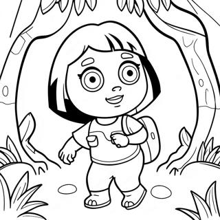 Dora A Felfedezo Dzsungel Utazas Szinezolap 34087-7442