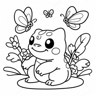 Bulbasaur Szines Pillangokkal Szinezolap 34163 7470