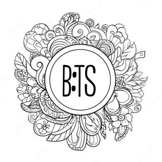 Bts Logo Szines Hatterrel Szinezolap 34436-7517