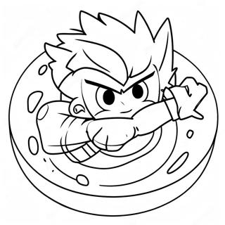 Tuzes Beyblade Tornado Szinezolap 34621 7566