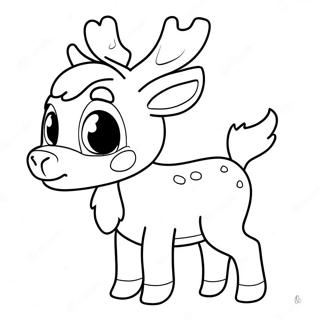 Aranyos Renszarvas Szinezolap 3486 973