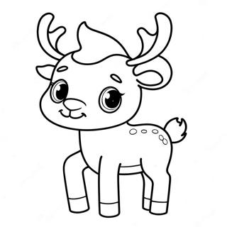 Aranyos Renszarvas Szinezolap 3486 976