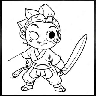 Tanjiro Nichirin Kessel Szinezolap 35594 7782