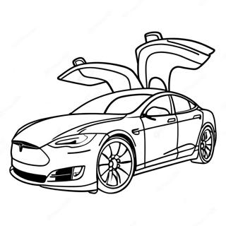 Tesla Model S Szinezooldal 35789-7814
