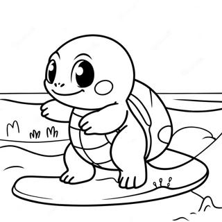 Squirtle Deszkaval Szinezolap 36602-8009