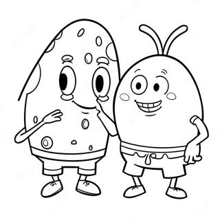 Spongyabob Es Patrick Bolond Pofak Szinezolap 3664 473