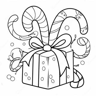 Unnepi Karacsonyi Ajandek Cukorpalcikakkal Szinezolap 39019 8529