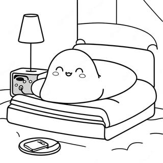 Gudetama Lustalkodik Az Agyban Szinezooldalon 39371-8600