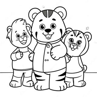 Daniel Tiger Baratokkal Jatszik Szinezooldalon 39456-8616