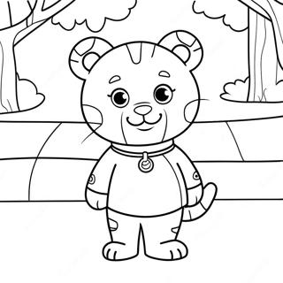 Daniel Tiger A Szomszedsagban Szinezooldalon 39457-8617