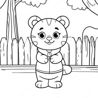 Daniel Tiger A Szomszedsagban Szinezooldalon 39457-8618