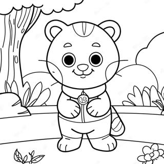 Daniel Tiger A Szomszedsagban Szinezooldalon 39457-8619