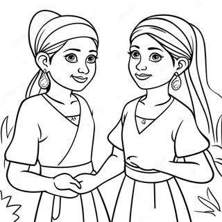 Raya Es Sisu Baratsag Szinezolap 40360-8816