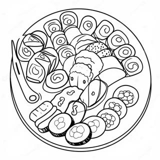 Szines Sushi Tal Szinezolap 40640-8886