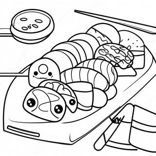 Szines Sushi Tal Szinezolap 40640-8888