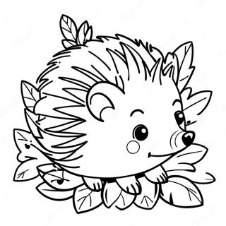 Aranyos Suni Levelben Gurul Szinezolap 41178-9003