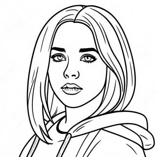 Billie Eilish Színezők