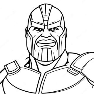 Thanos Harci Pancelban Szinezolap 41630-9097