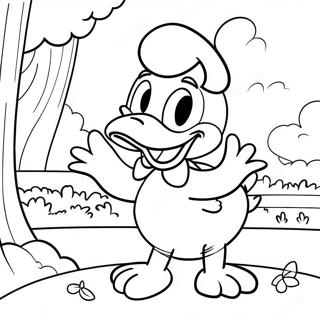 Donald Kacsa Jatszik A Parkban Szinezolap 43206-9444
