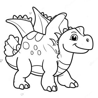 Stegosaurus Színezők