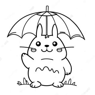 Aranyos Totoro Esernyovel Szinezooldal 43811-9576