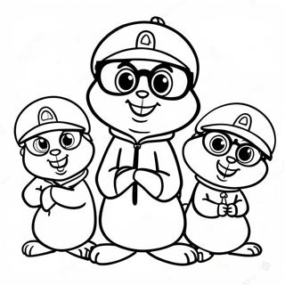 Alvin Es A Mokusok Jelmezes Szinezolap 44535 9751