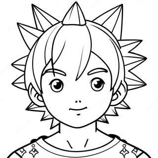 Manga Fiu Tuskes Hajjal Szinezolap 44617-9771