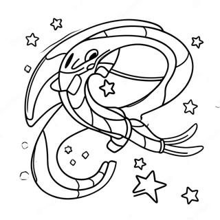 Rayquaza Csillogo Csillagokkal Szinezolap 44887-9825