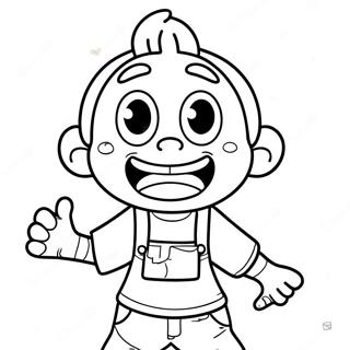 Chuckie Finster Legyozi A Felelmeit Szinezolap 45493-9968