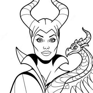 Maleficent Sarkannyal Szinezolap 45757-10014