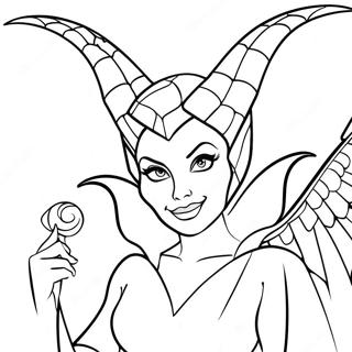 Maleficent Sarkannyal Szinezolap 45757-10015