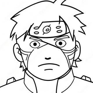 Kakashi Sharingannal Szinezolap 46322-10136