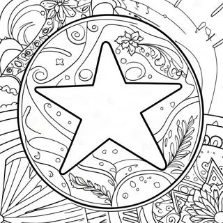 Texas Lone Star Szinezolap 46420-10154