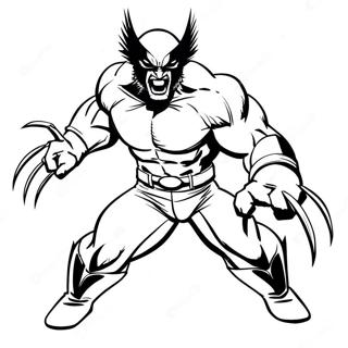 Wolverine Kinyujtott Karmokkal Szinezolap 49251-10777