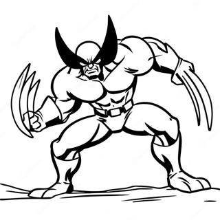 Wolverine Harci Pozban Szinezolap 49252-10781