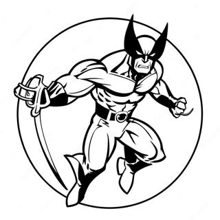 Wolverine X Men Logoval Szinezolap 49253-10785