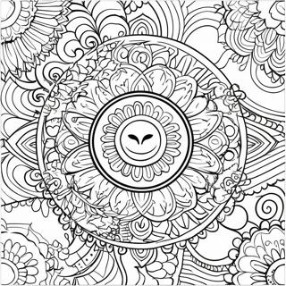 Szines Halloween Mandala Szinezolap 50076-10966