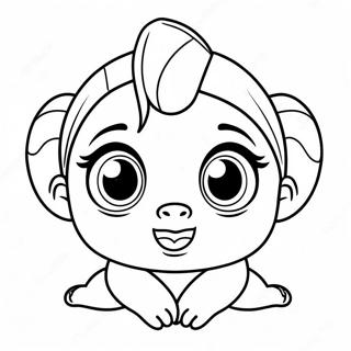 Aranyos Siro Babak Nagy Szemekkel Szinezolap 50639-11076