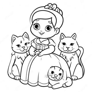 Duchess A Kiscicakkal Szinezolap 51178-11201