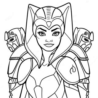 Ahsoka Tano Klon Katonakkal Szinezolap 51539-11277