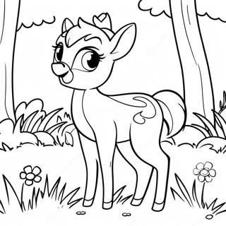 Bambi Felfedezi A Retet Szinezolap 51638-11305