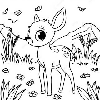 Bambi Felfedezi A Retet Szinezolap 51638-11307