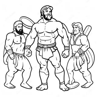 Hercules Tizenket Munkajat Bemutato Szinezolap 52096 11407