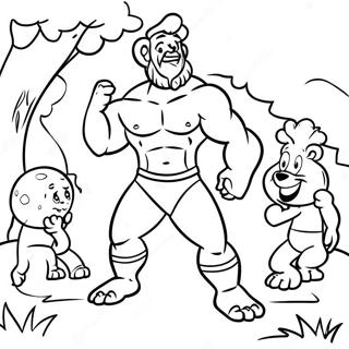 Hercules Tizenket Munkajat Bemutato Szinezolap 52096 11408