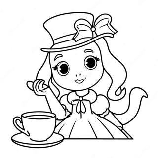 Madeline Hatter Teaparti Szinezolap 53926 11808