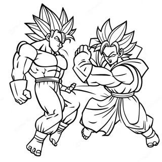 Gogeta Vs Broly Szinezolap 54179-11853