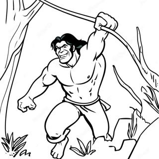 Tarzan Akcioban Szinezolap 54364 11906