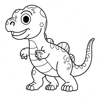 Cuki Allosaurus Szinezolap 55159-12076