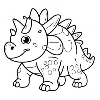 Cuki Ankylosaurus Szinezolap 55253-12091