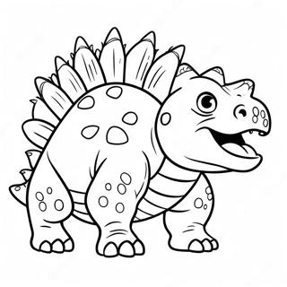 Merges Ankylosaurus Szinezolap 55254-12094